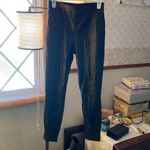 Size S Spanx faux leather jeans! Never worn (too small)